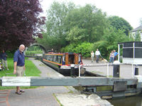 Autherley Stop Lock at the start of the Shroppie